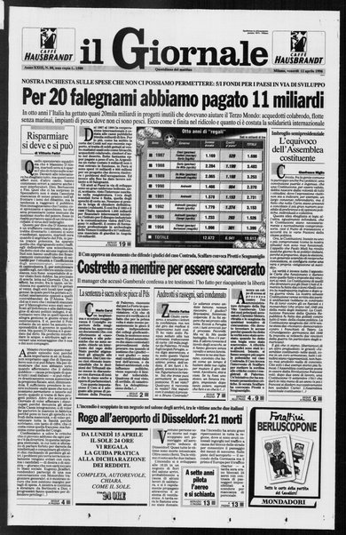 Il giornale : quotidiano del mattino